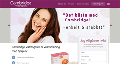 Desktop Screenshot of cambridgeviktprogram.se